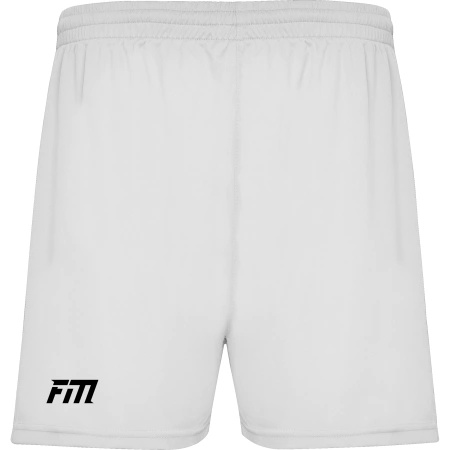 Spodenki Treningowe Gładkie Z Siateczką Białe