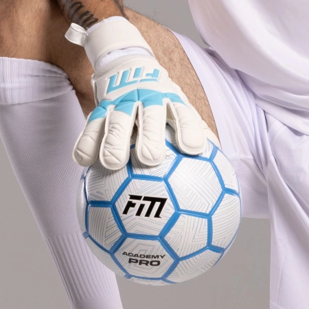 Rękawice bramkarskie Invictus X WHITE BLUE