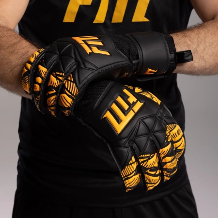 Rękawice bramkarskie Invictus X Training BLACK-ORANGE