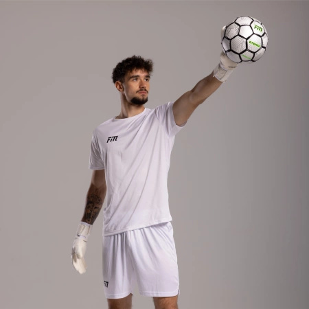 Rękawice bramkarskie Varis X ALL WHITE