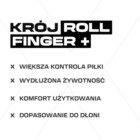 Rękawice bramkarskie Invictus X PRO ALL WHITE