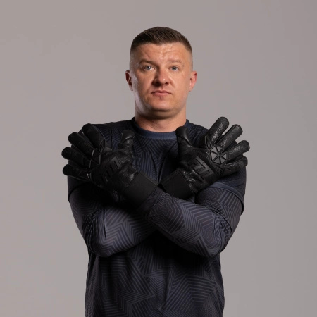 Rękawice bramkarskie Varis X PRO ALL BLACK