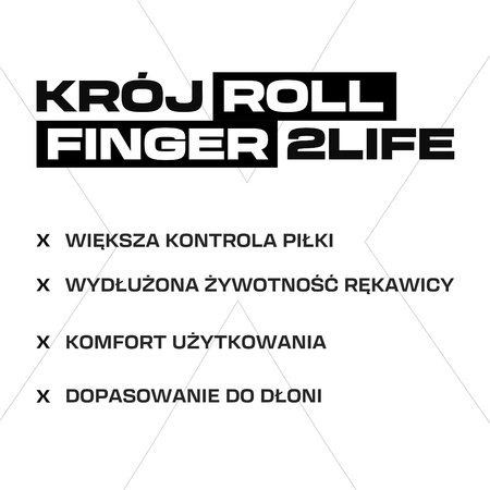 Rękawice bramkarskie Invictus X Junior ROSE 