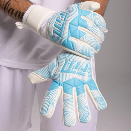 Rękawice bramkarskie Varis X WHITE BLUE