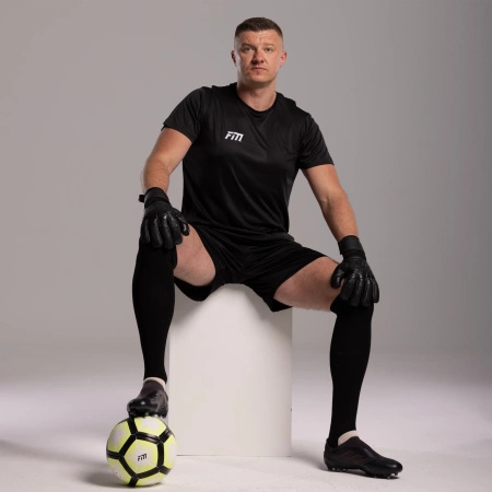 Rękawice bramkarskie Varis X ALL BLACK