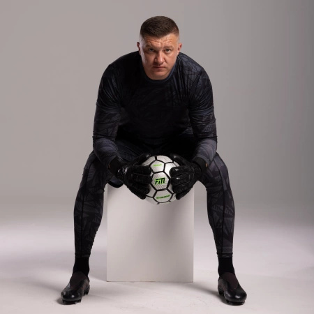 Rękawice bramkarskie Invictus X PRO ALL BLACK