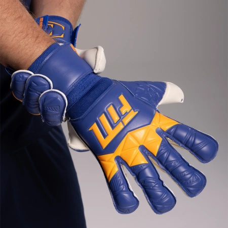 Rękawice bramkarskie Invictus X BLUE ORANGE
