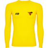 Novia Goalkeeper Academy - Koszulka termoaktywna z długim rękawem żółta