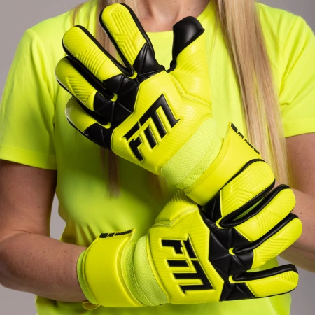 Rękawice bramkarskie Varis X YELLOW FLUO