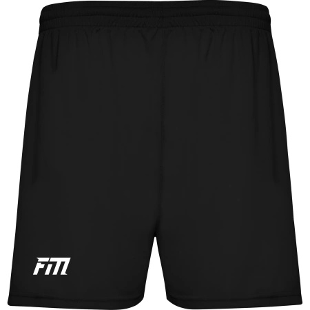 Spodenki Treningowe Gładkie Z Siateczką Czarne