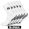 5 -pack - Control Socks White