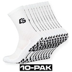 10-pack - Control Socks White