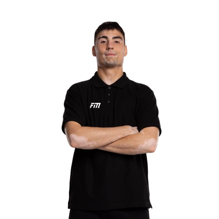 Koszulka polo 190g/m² - czarna