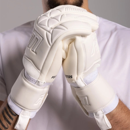 Rękawice bramkarskie Varis X ALL WHITE