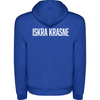 KS Iskra Krasne - Bluza z kapturem bawełniana - niebieska