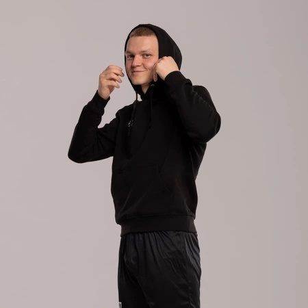 Bucovia - Bluza z kapturem bawełniana - czarna