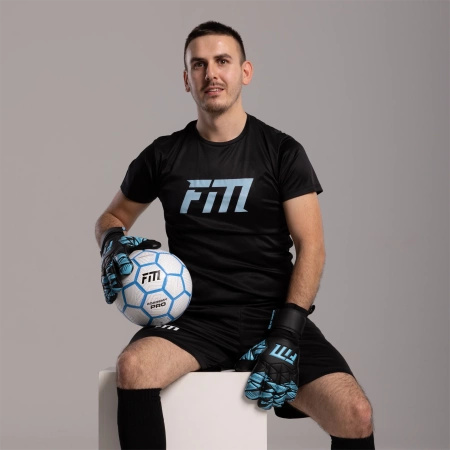 Rękawice bramkarskie Invictus X Training BLACK-BLUE