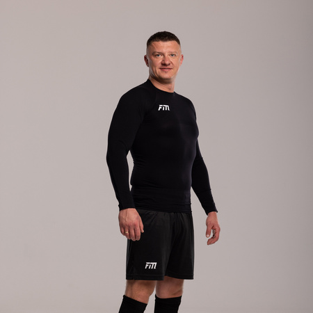 Akademia Piłkarska Łochowo - Koszulka termoaktywna z długim rękawem czarna