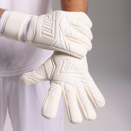 Rękawice bramkarskie Varis X ALL WHITE