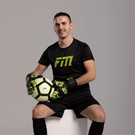 Rękawice bramkarskie Invictus X Training BLACK-GREEN