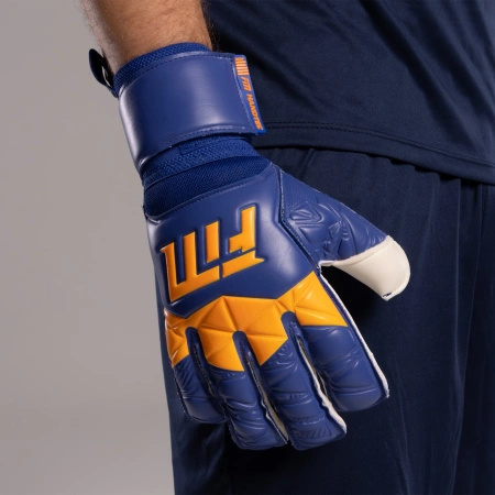 Rękawice bramkarskie Invictus X BLUE ORANGE