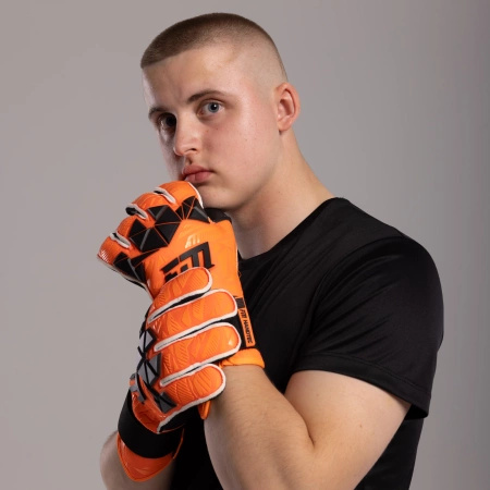 Rękawice bramkarskie Invictus X PRO ORANGE FLUO