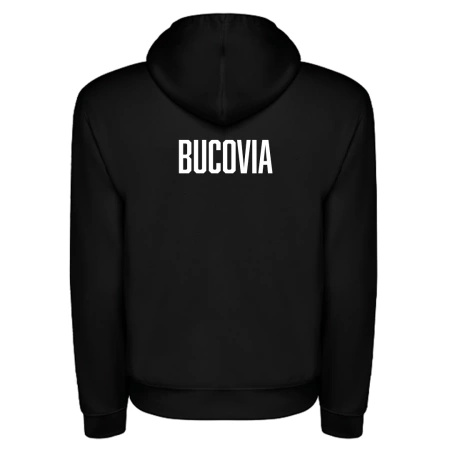 Bucovia - Bluza z kapturem bawełniana - czarna