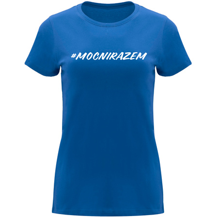 MILAN SPORT (lifestyle) - Koszulka bawełniana damska 165g/m² - niebieski królewski