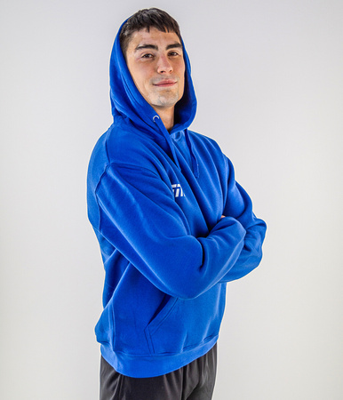 Bucovia - Bluza z kapturem bawełniana - niebieska